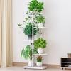 Indoor/Outdoor Multi-Layer Iron Plant Stand for Balcony or Living Room.