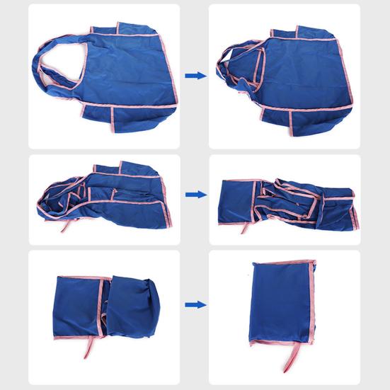 Сумка для покупок Нейлон высокой плотности Легкая Водонепроницаемая Складная Большая вместимость Сумка-тоут для покупок Дорожная сумка для покупок