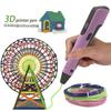 Новая Умная 3D-ручка для рисования Детские DIY-игрушки для рисования Дисплей с ЖК-экраном 9-метровые PLA-филаменты Нишевые Праздничные Креативные Подарки
