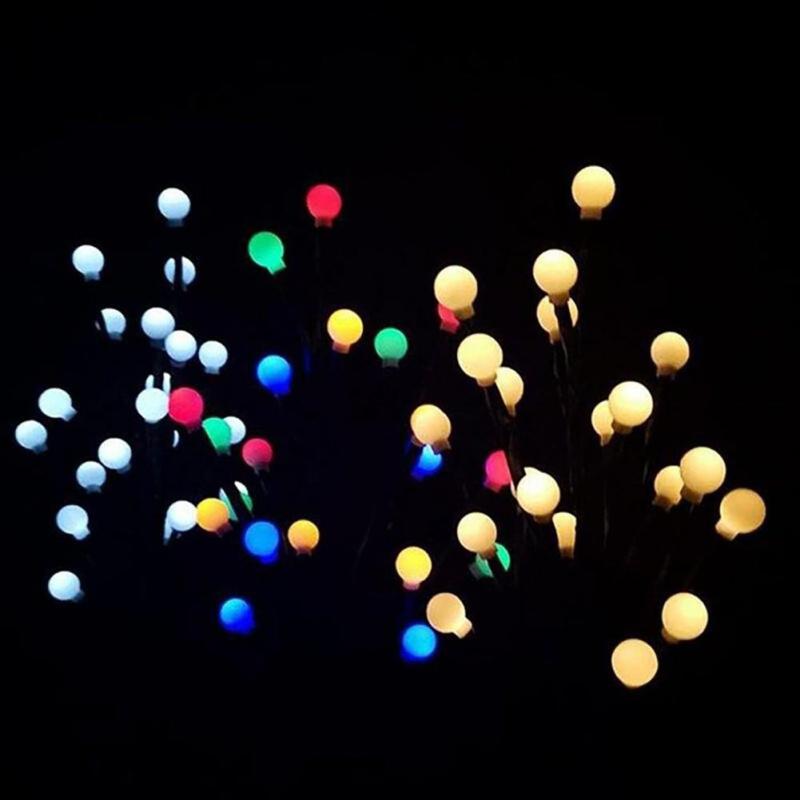 Солнечная напольная лампа для украшения сада Светлячок IP65 Водонепроницаемая лампа для двора и лужайки На открытом воздухе Кемпинг