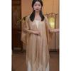 Summer Tassel Cape: Hollowed-Out Sun Protection Knitted Shawl for Parties & Travel