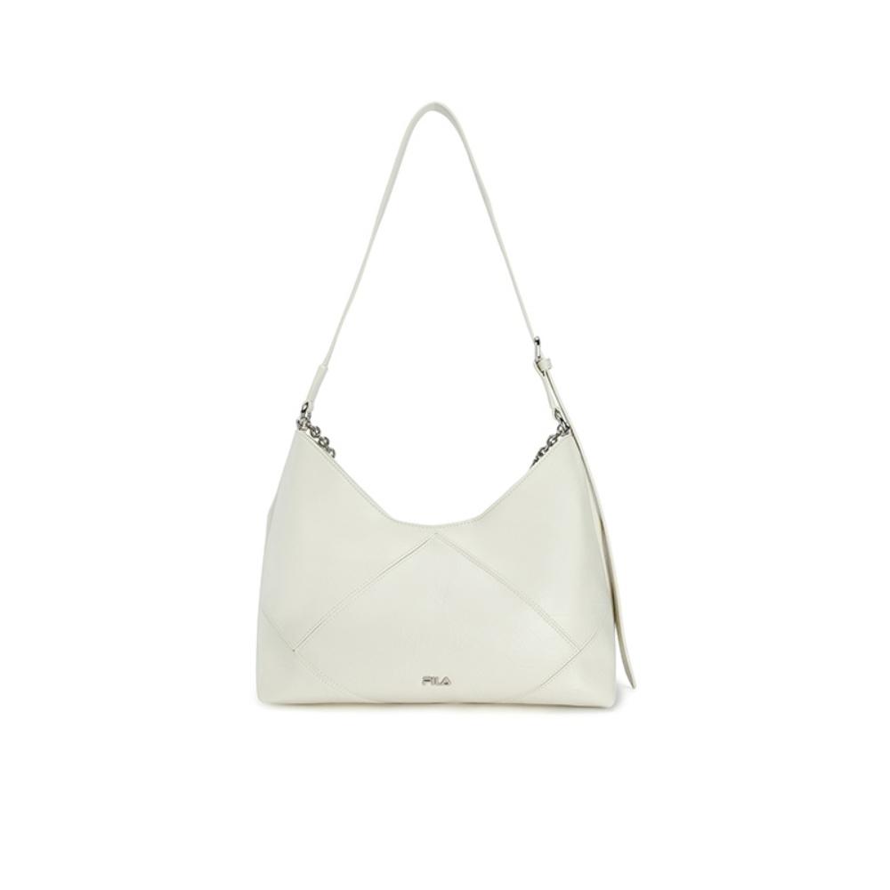 New FILA PU Shoulder Bag Women's Cloud White F13W538162FWT