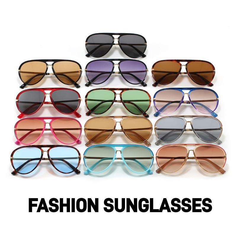 New Fashionable Toad Shaped Women'S Sunglasses Outdoor Neutral Travel Street Photography Large Frame Uv400 Sunscreen Glasses