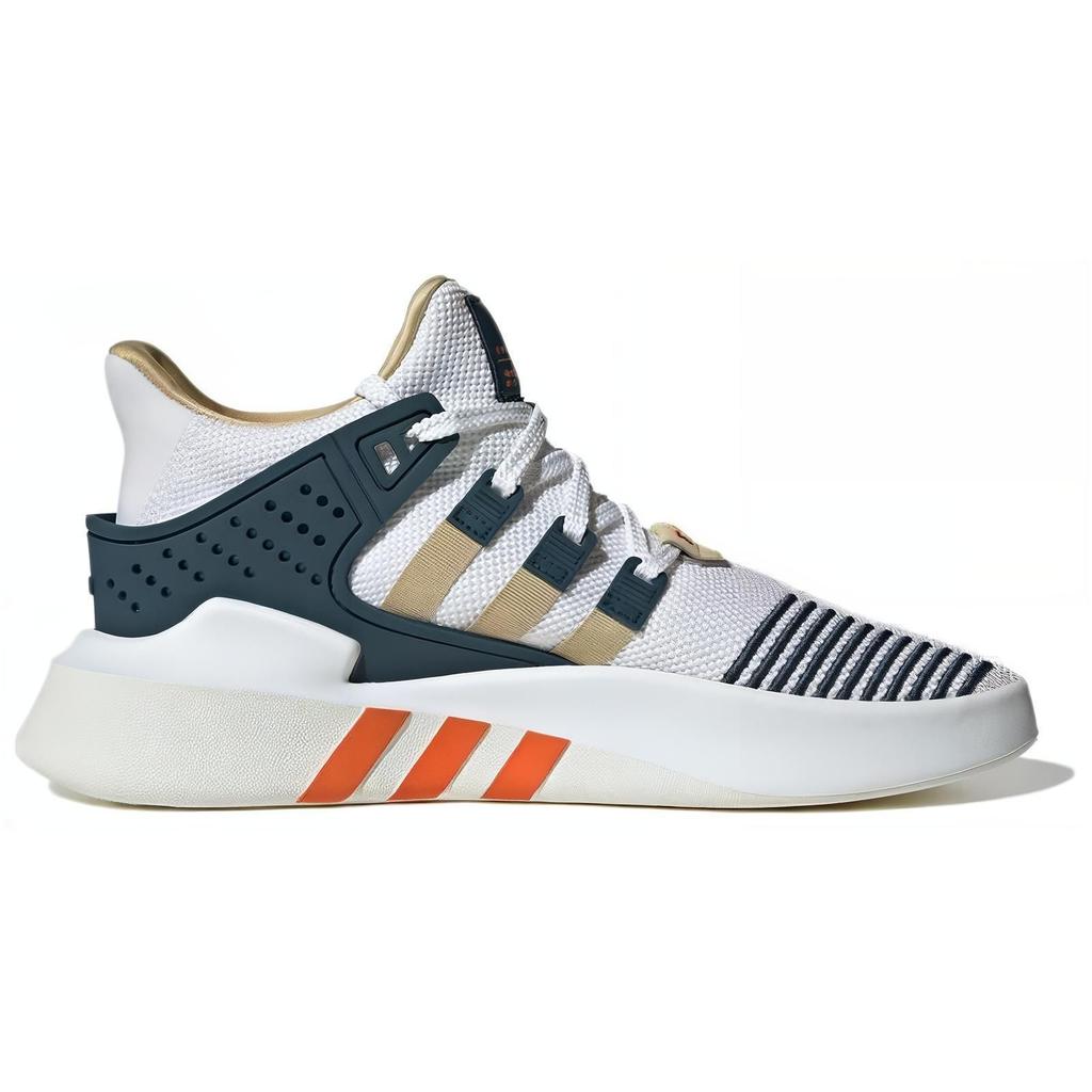 Adidas Originals Eqt Bask Adv Ткань Синтетическая кожа Тпу Ретро Удобные Амортизирующие Прочные Полувысокие Повседневные Кроссовки для образа жизни JI4272