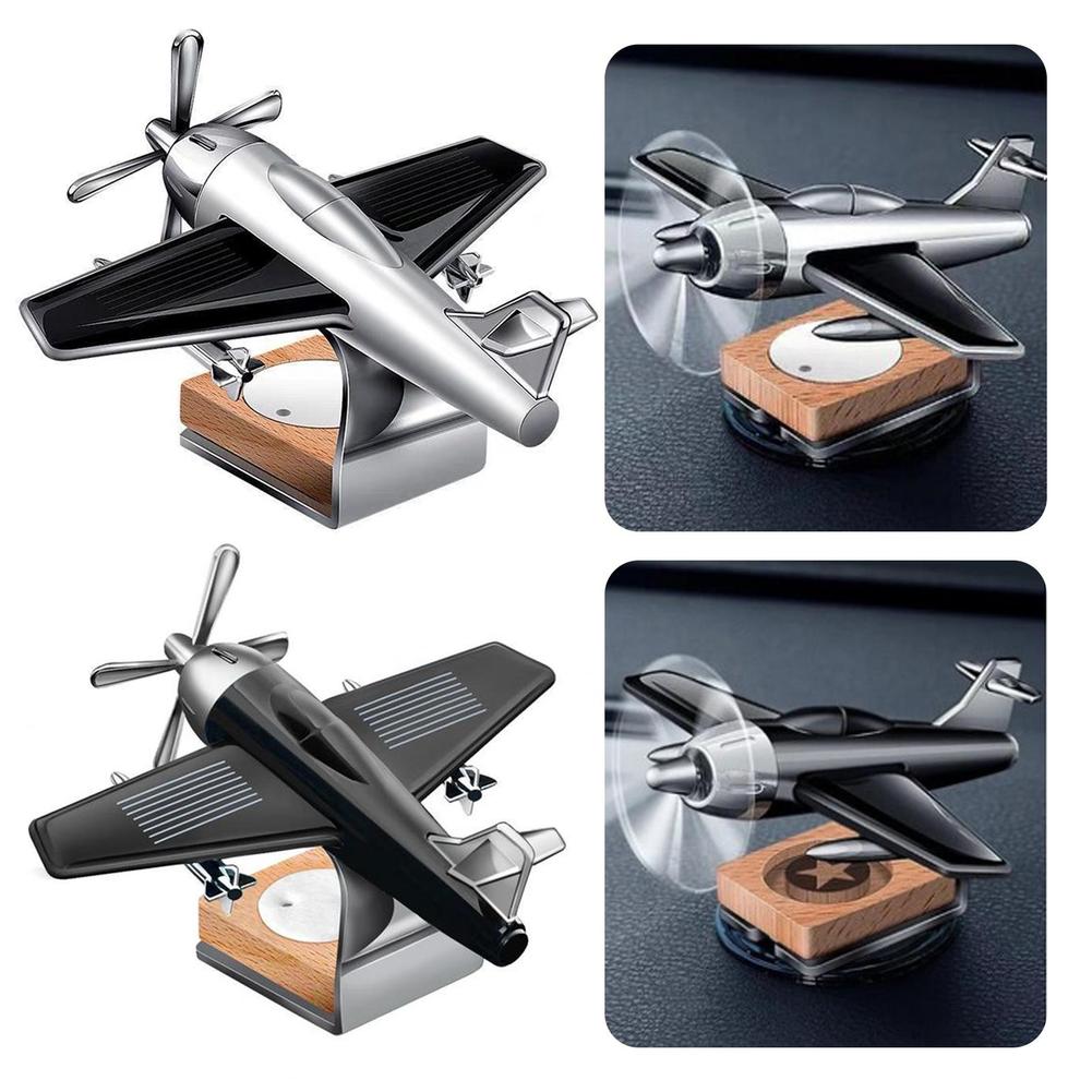 Автомобильный диффузор эфирного масла Солнечный освежитель воздуха для самолета Деревянная основа Ароматизатор Ароматерапия Диффузор Украшения Автомобильные аксессуары