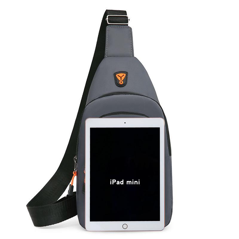 New Men's Chest Bag Trend Backpack Men's Diagonal Shoulder Small Lightweight Large Storage Bag.