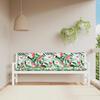 VidaXL Garden Bench Cushions Set of 2 Multicolour 200x50x7 Cm 361749