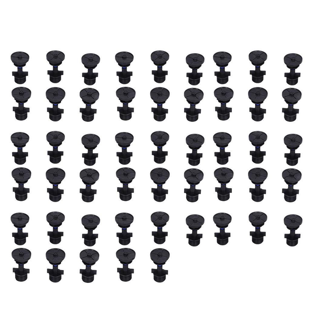 50 шт. двойной распылитель с наружной резьбой G1/2 вращающийся на 360 градусов распылитель воды для садового газона