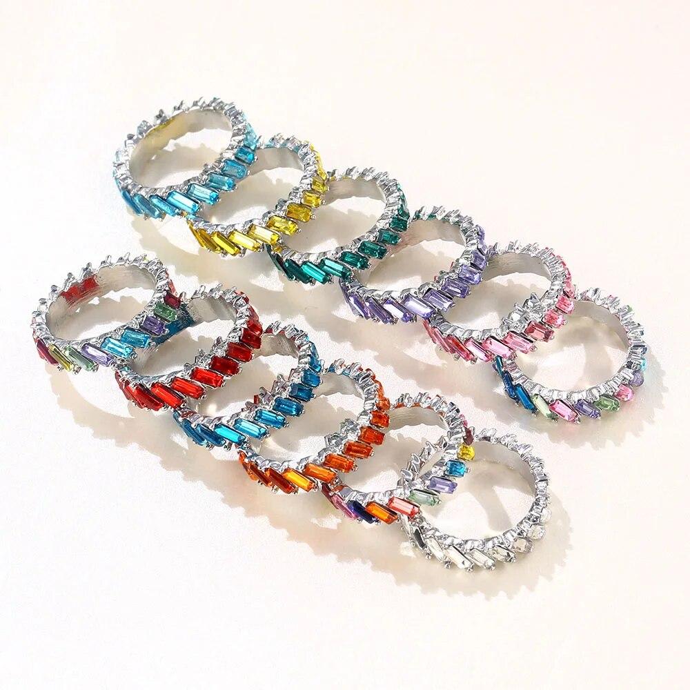 VG 6 лет 2023, высокое качество, радужное кольцо, кубическое обручальное кольцо для женщин, кольцо цвета вечности, женские ювелирные аксессуары, аксессуары