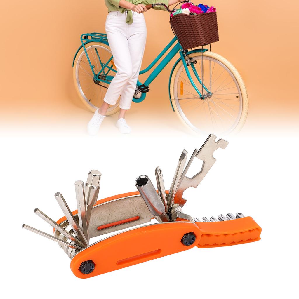 20 in 1 Bike Multitool Professional Portable Integrated Design Bike Repair Tool for Emergency Maintenance Camping Travel