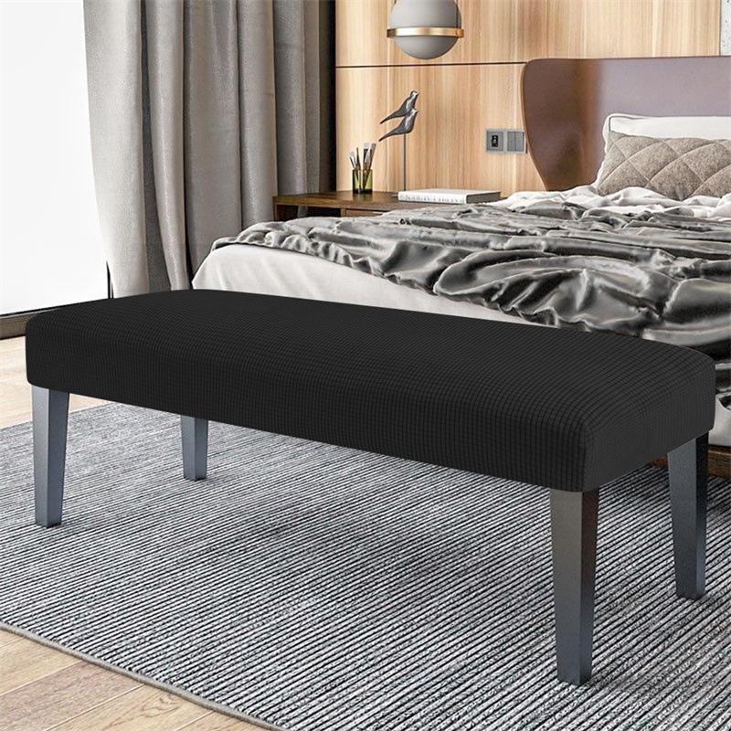 Эластичный велюровый чехол на скамью и пуфик в скандинавском стиле для дома, отеля или пианино