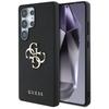 Guess Grained Big 4G Logo Small Case     Classic Logo For Samsung Galaxy S25 Ultra Black