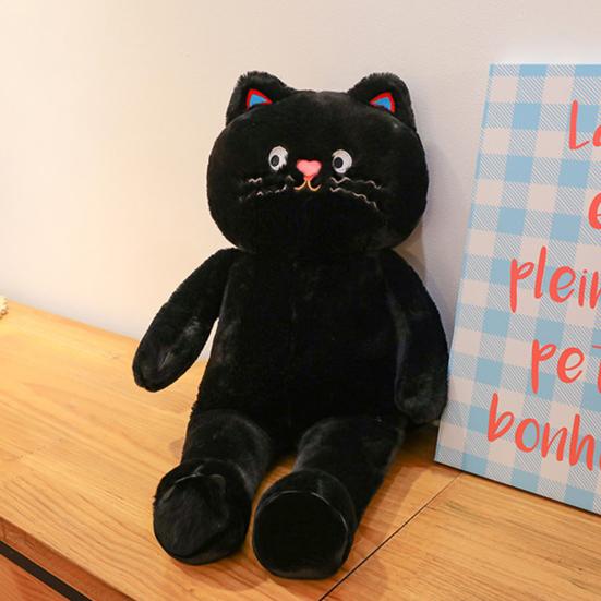 Плюшевая кукла в форме кота в горошек, плюшевая игрушка, прочная, мягкая, удобная, мягкая игрушка для украшения дома