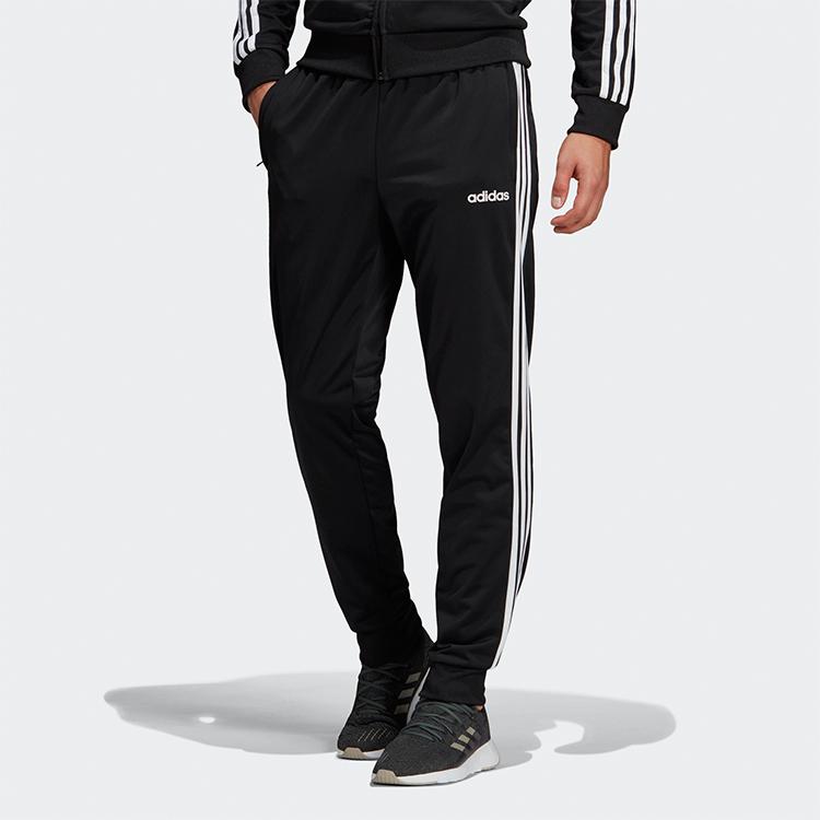 Adidas Спортивные брюки Essentials с 3 полосками, мужские брюки, черные DQ3076