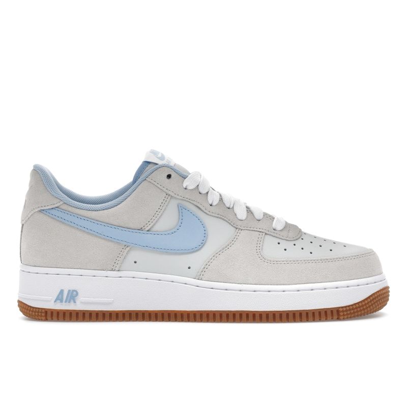 Nike Air Force 1 07 LV8 Photon Dust Psychic Blue Men Sneakers Grey White Gum-Light-Brown IB6388-002