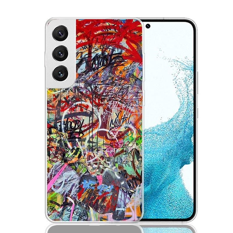 Graffiti Fashion Cool Phone Case For Samsung Galaxy S26 S25 Edge S24 S23 FE S22 Ultra S21 Plus S20 + Fundas Cover Coque Galaxy S