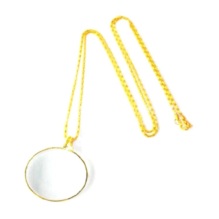 Magnifying Glass Necklace Glass Pendant Fashion Pendant Design Reading Accessory