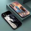Черно-белые лошади Девушка скачет Для Samsung Galaxy A56 Чехол A54 A52 A53 A36 A34 A35 A33 A32 A50 A72 A73 A26 A25 A16 Чехол Обложка
