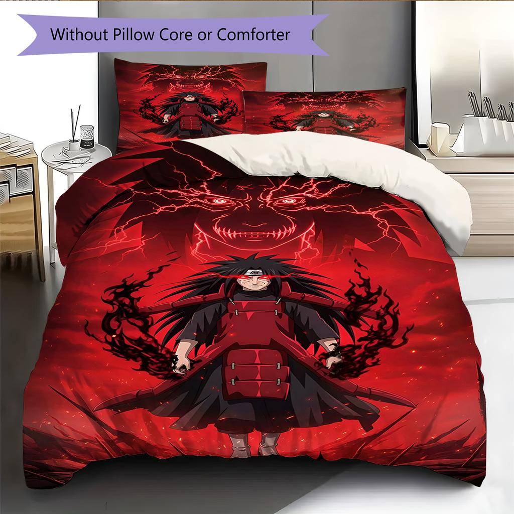 Мультяшный Узор Комплект Постельного Белья Одеяло Пододеяльник Наволочка Домашний Декор Подарок на День Рождения (1 пододеяльник + 2 наволочки, без наполнителя)