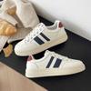Fashion Versatile Color Matching Little White Shoes Women's Autumn 2024 New Comfortable and Lightweight Flat-bottomed Casual Sports Shoes