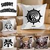 Anime GGachiakuta RUD AKUTA Square Sofa Pillow Cover Solid Color Living Room Home Decor Cushion Case