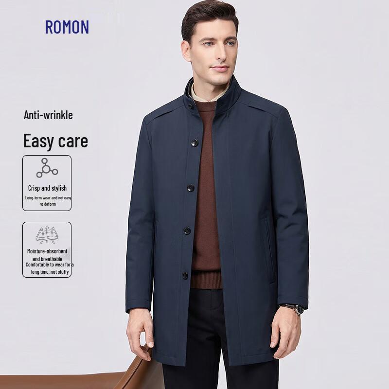 Мужской тренч средней длины Luomeng в стиле business casual