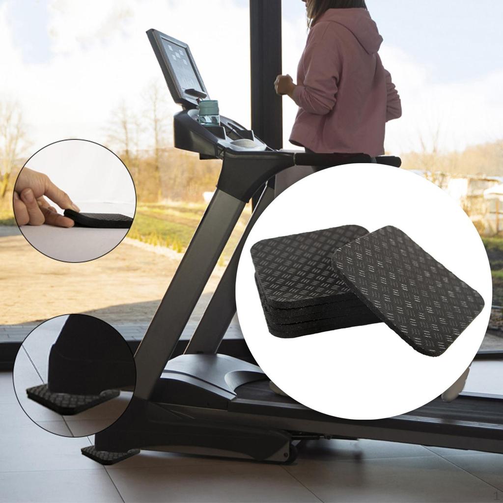 Коврик для беговой дорожки, антивибрационный коврик, силиконовый тренажер, защита пола для домашнего спортзала