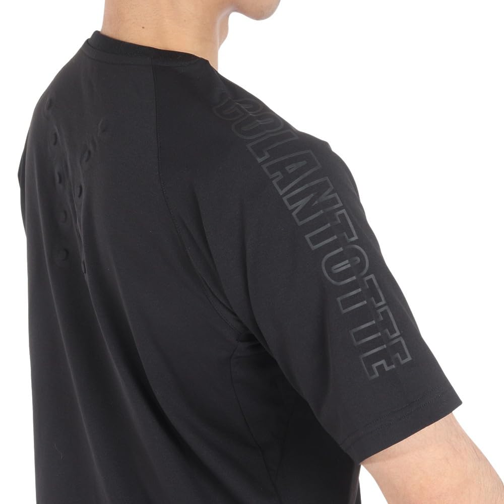 Colantotte Baseball Wear Conditioning Shirt Short Shoulder Logo DBDAB31 UV Protection Quick-Drying (Black/L/Men's)