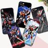 Black Tpu Case for Iphone 5 5s Se 2020 6 6s 7 8 Plus X 10 XR XS 11 12 13 Mini Pro MAX Back Cover Tekkaman Blade