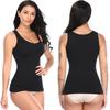 Женское корректирующее белье Майка с полкой Встроенный бюстгальтер для контроля живота Дополнительная компрессия Формирователь тела Майки для похудения Утягивающее нижнее белье