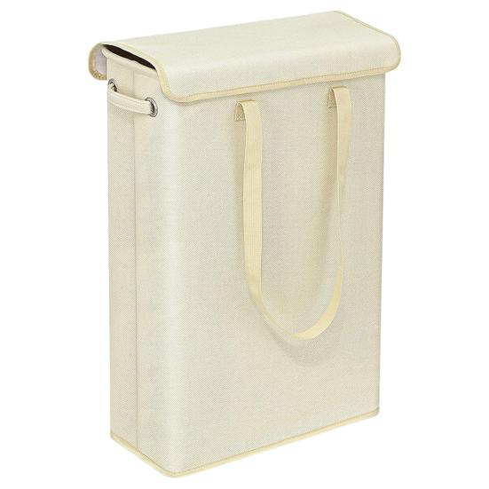 Корзина для грязной одежды, 45 л, компактная тонкая корзина для белья, большая вместительная корзина для хранения одежды для дома