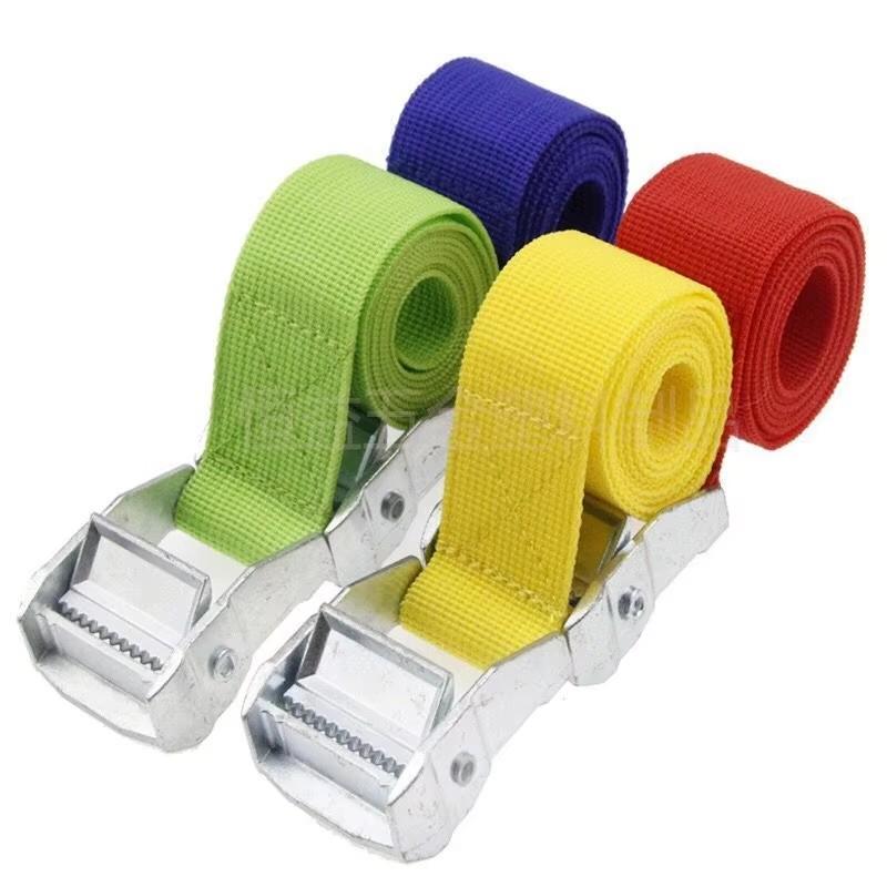 3/4m Zinc Alloy Ratchet Tie Down Strap Car Roof Rack Cargo Lashing Belt Vehicle Load Binding Rope with Buckle
