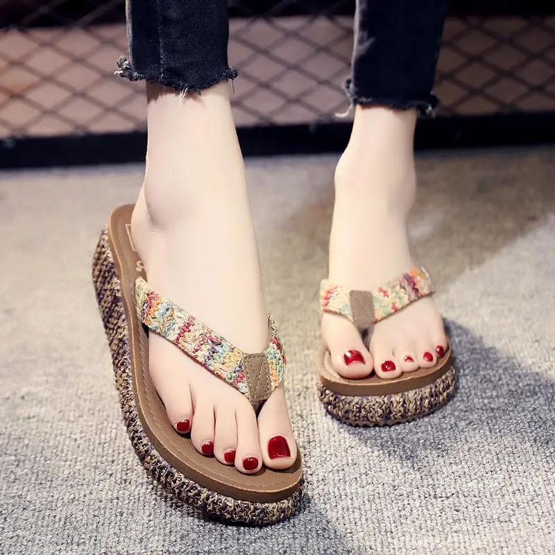 Fashion Women's Slippers and Ladies Sandals Fashion Shoes Height Slides New Wholesale Comfortable Elegan Chic Elegant On Offer Casual