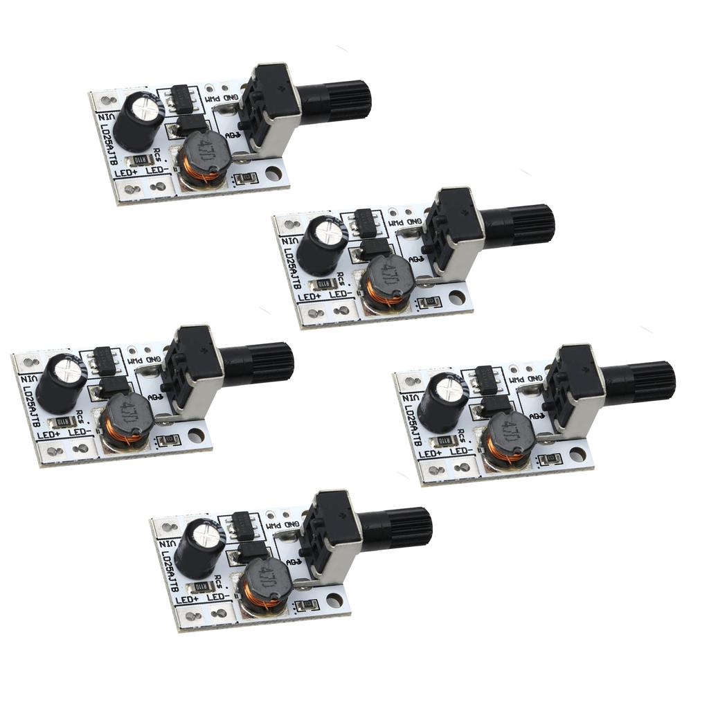5pcs DC 6?24V 20W Adjustable Brightness LED Driver Switch PWM Dimmer Controller