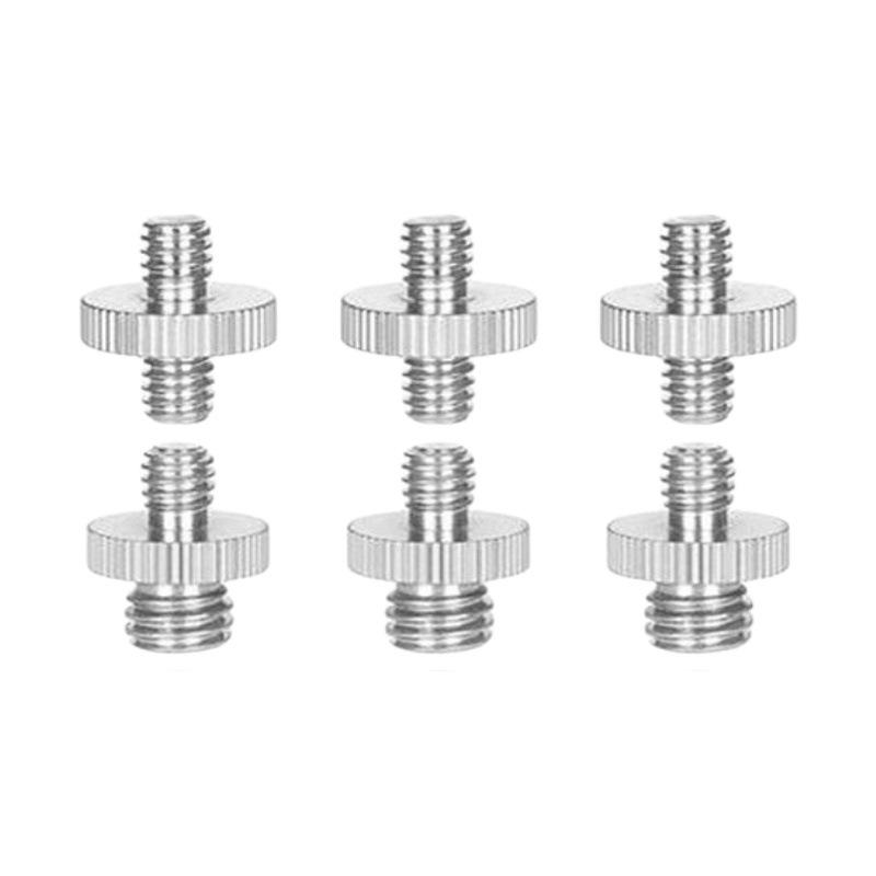 Адаптер крепления винта для камеры 1/4 дюйма (папа) на 1/4 3/8 дюйма (папа) Адаптер винта штатива Резьба для камеры Штатив Монопод Кольцевая лампа