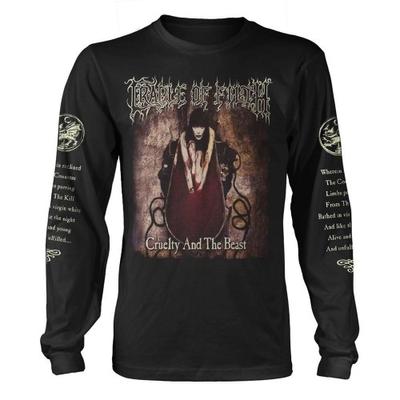 Cradle Of Filth Unisex Adult Cruelty And The Beast (2021) Футболка с длинными рукавами