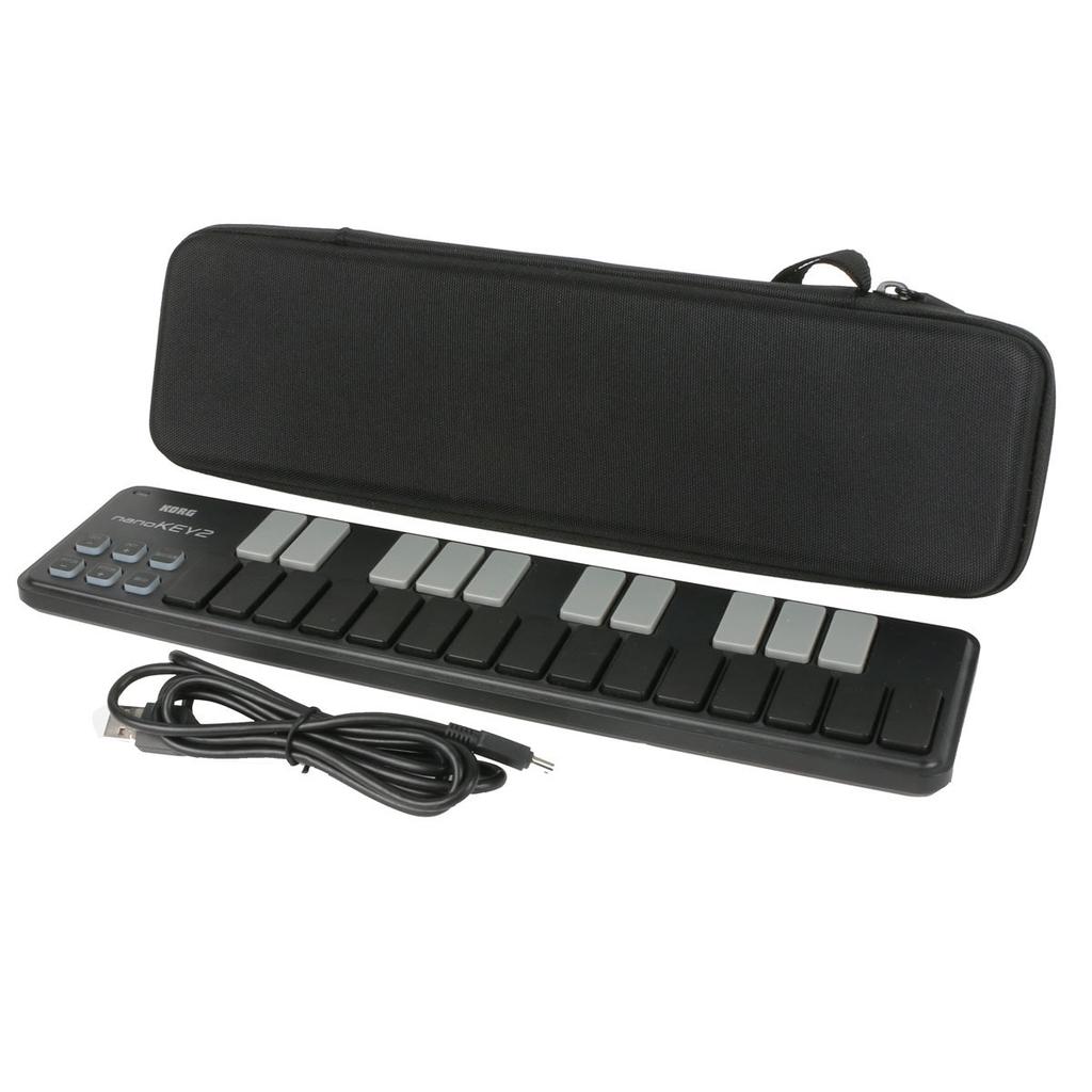 Чехол для хранения co2CREA для KORG nanoKEY2 25-клавишной USB MIDI-клавиатуры и nanoPAD2 16-пэдового MIDI-контроллера (Только случай)