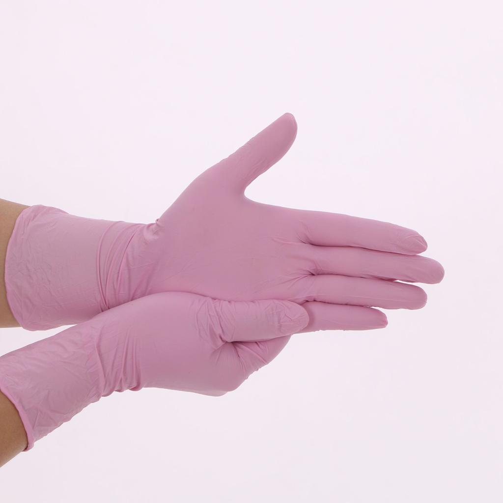 100 шт./кор. нитриловые одноразовые перчатки, износостойкие, химические, лабораторные, пищевые, медицинские, рабочие перчатки