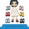 1Pair Round Toe 12 BJD Doll PU Shoes PU Leather OB11 Princess Shoes Ob11 Doll Sandals  1/12 BJD Doll