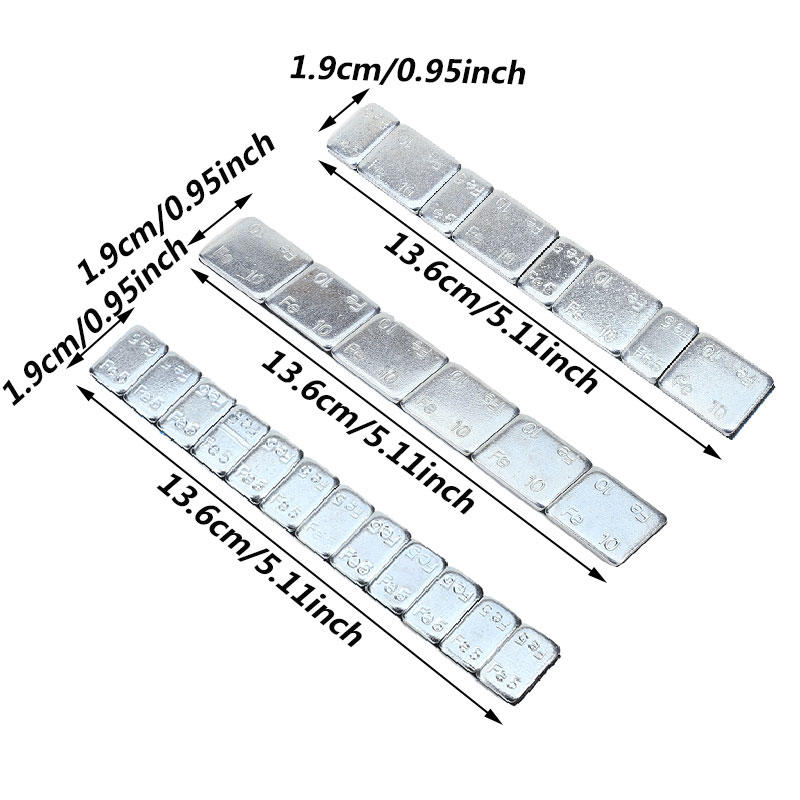 5g/10g Adhesive Wheel Balance Weight Electronic Counterweight 60g Wheel Balance Block Weight Iron Wheel Tyre Balancer For Cars