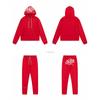 Hip Hop Streetwear Tracksuit Set Men Long Sleeve Hooded Sweatshirt Pants Casual