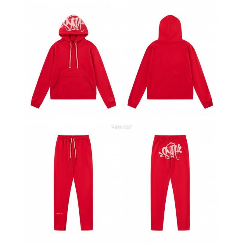 Hip Hop Streetwear Tracksuit Set Men Long Sleeve Hooded Sweatshirt Pants Casual