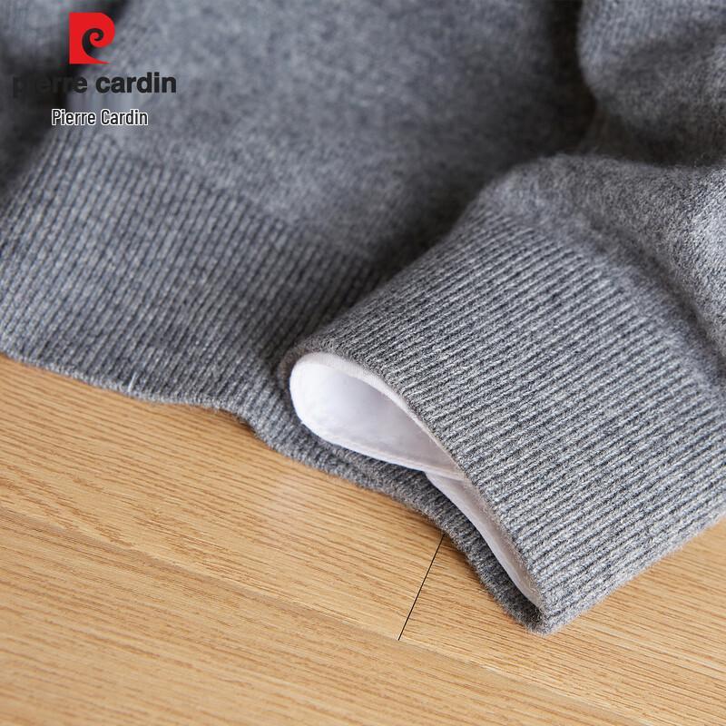 Pierre Cardin Men's Autumn/Winter Crew Neck Jacquard Wool Pullover Sweater