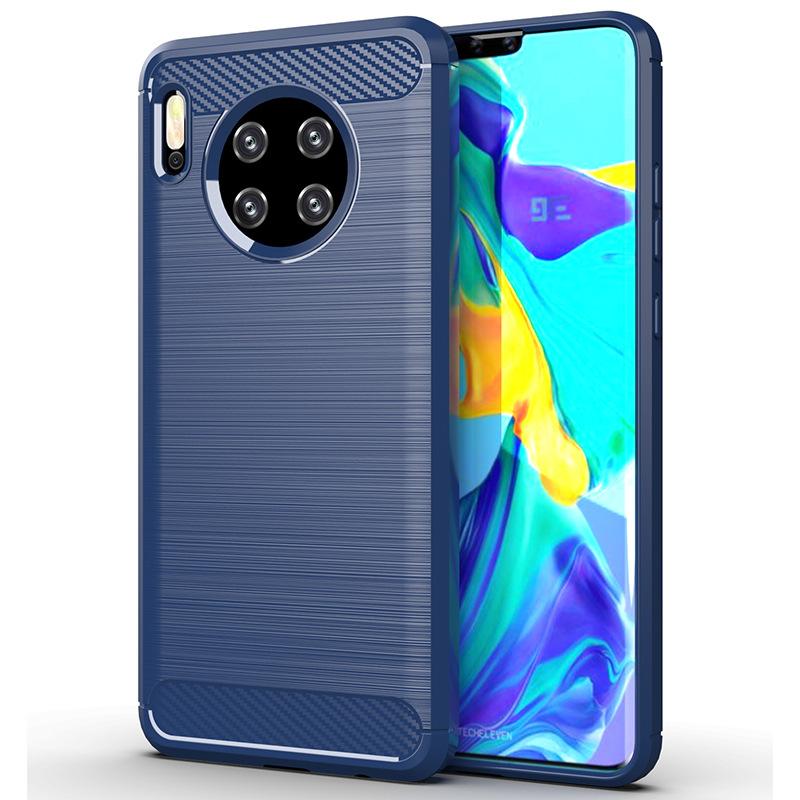 Применимо к чехлу для мобильного телефона Huawei Mate11, защитный чехол Nova1Pro, Nova1SE, чехол из углеродного волокна с текстурой, противоударный, мягкий