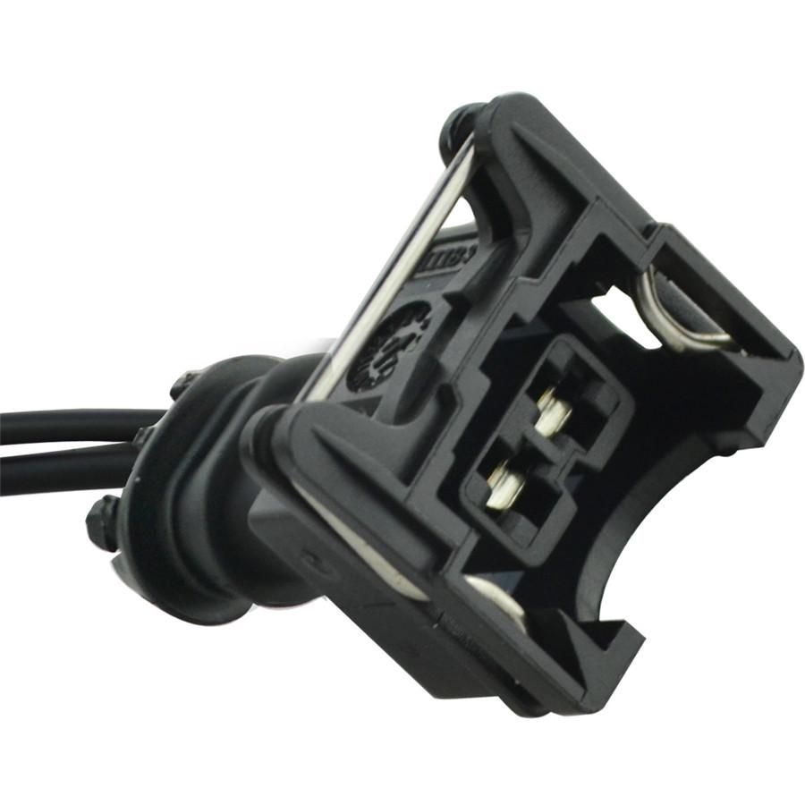 16PCS New Universal Fuel Injector Connector Wiring Plugs Clips Fit For EV1 OBD1 Pigtail Cut & Splice