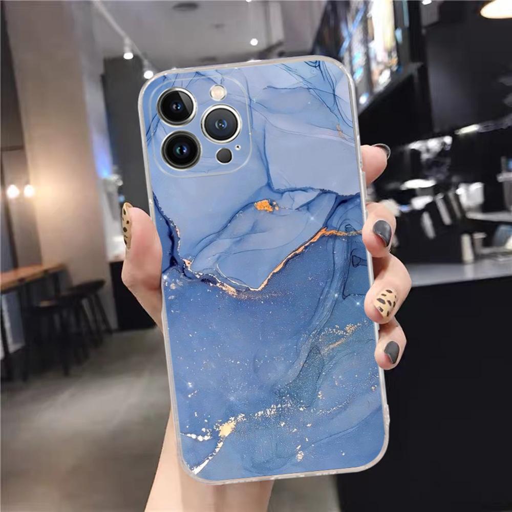 Модный мраморный чехол для телефона для iPhone 15 14 11 12 13 Mini Pro XS Max Чехол 6 7 8 Plus X XR SE 2020 Funda Shell