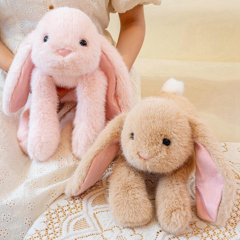 45cm Cute Loppy Eared Rabbit Plush Doll Kawaii Soft Plush Bunny Rabbit Plush Toys Stuffed Animal Pillow Appease Toy Kids Gifts