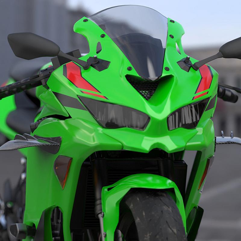 Motorcycle Fairing Winglets Thickened Spoiler Wing Front Fairing Winglets Practical Motorcycle Spoiler Motorcycle Modified Parts