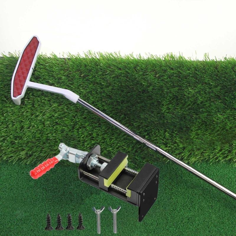 Тиски для перехвата клюшек для гольфа Инструмент Тиски для клюшек Зажим для клюшек для гольфа Сверхпрочный Зажим для шафта клюшки для гольфа Домашние Рабочие столы для работы с грипами для гольфа для Мужчин Женщин