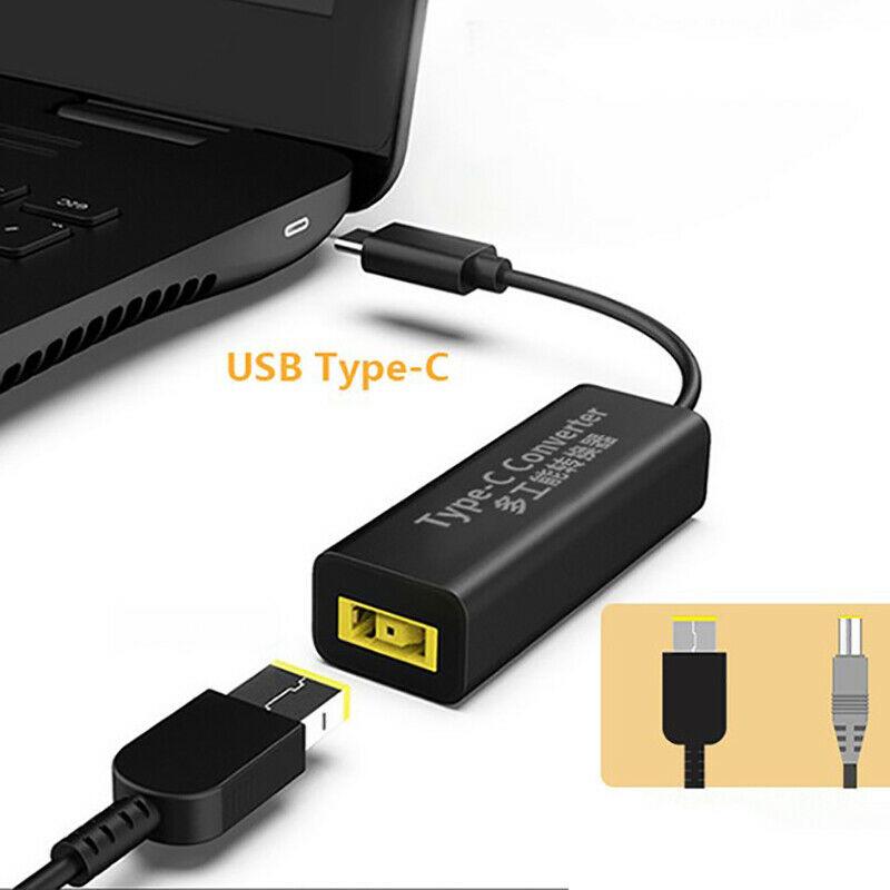 Usb-C Male To Square Usb Female Power Charger Converter для Lenovo Thinkpad